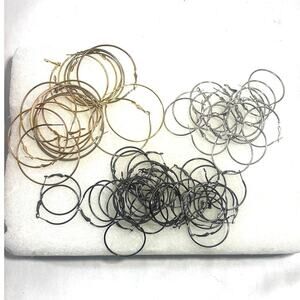 38pr Crafting Jewelry-makers lot Hoop Earrings beading wiring earring making